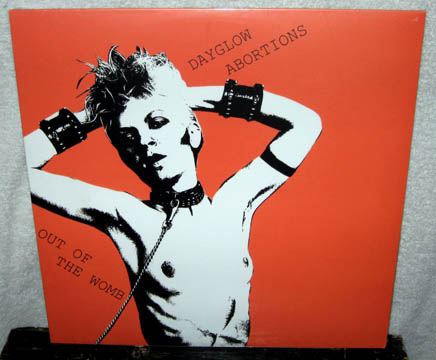 DAYGLOW ABORTIONS "Out Of The Womb" LP Orange Vinyl